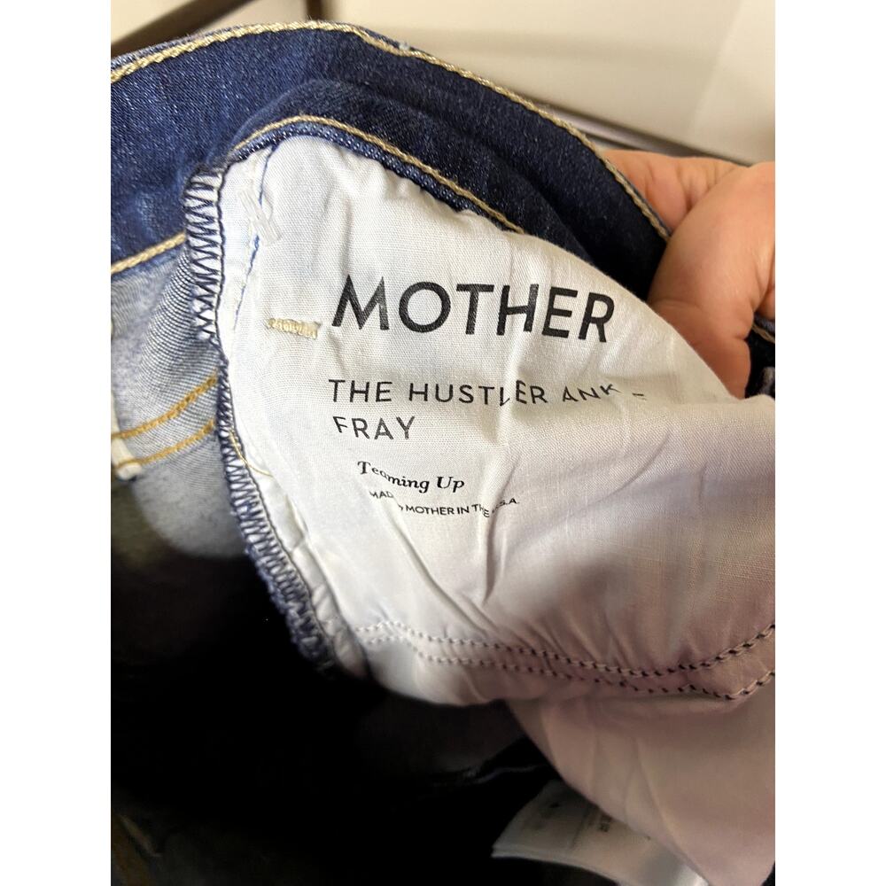 Mother The Hustler Ankle Fray Jeans size 27 - Picture 6 of 7